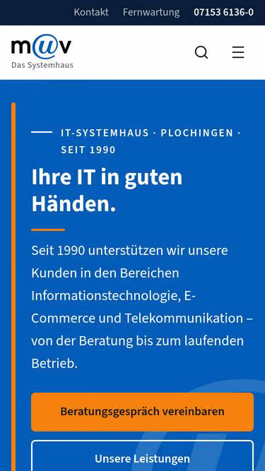Screenshot of muv.gmbh