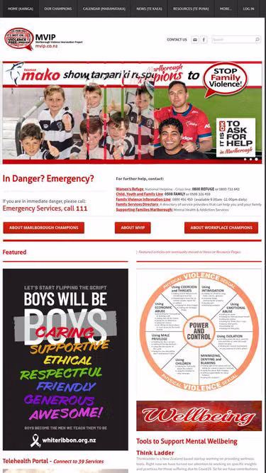 Screenshot of mvip.co.nz