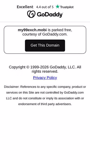 Screenshot of my99exch.mobi