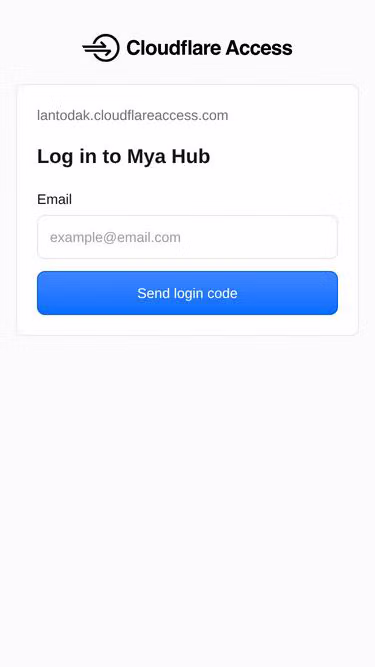Screenshot of mya.chat