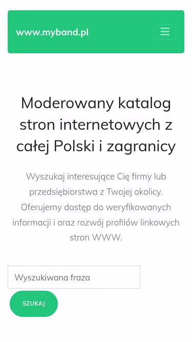 Screenshot of myband.pl