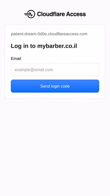 Screenshot of mybarber.co.il
