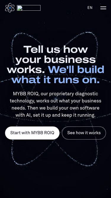 Screenshot of mybb.ai