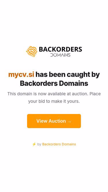 Screenshot of mycv.si