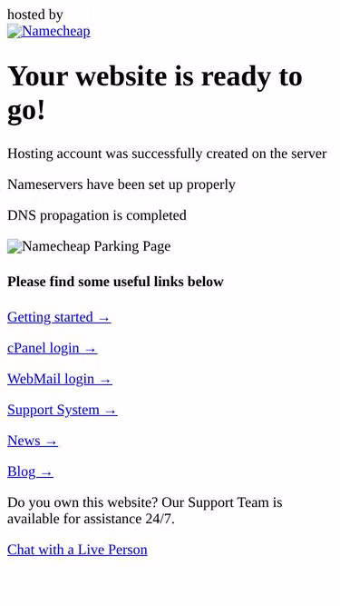 Screenshot of mydata.host