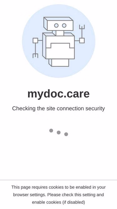 Screenshot of mydoc.care
