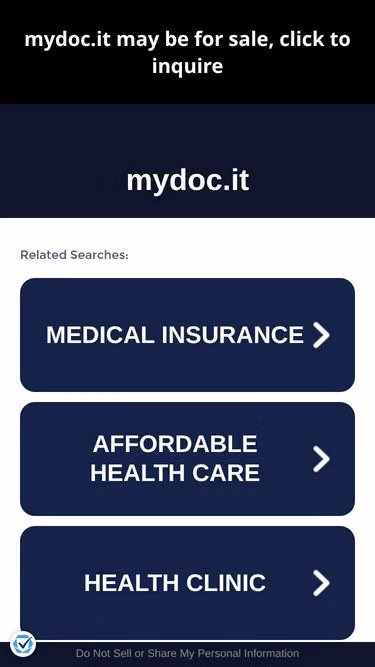 Screenshot of mydoc.it