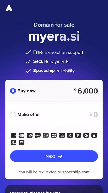 Screenshot of myera.si