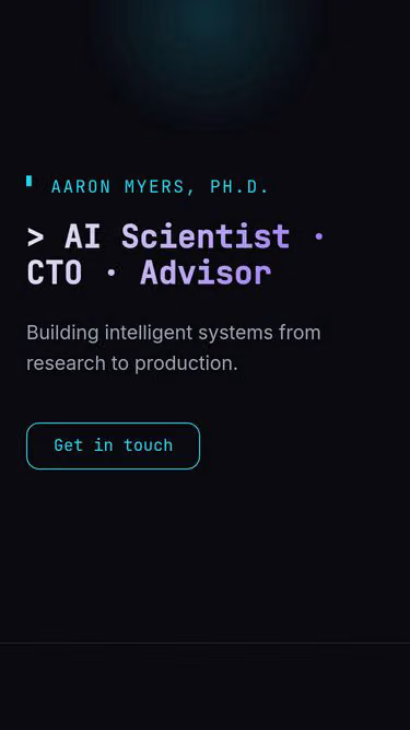 Screenshot of myers.phd