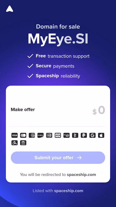Screenshot of myeye.si