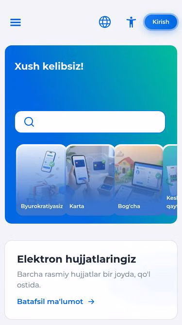 Screenshot of mygov.uz