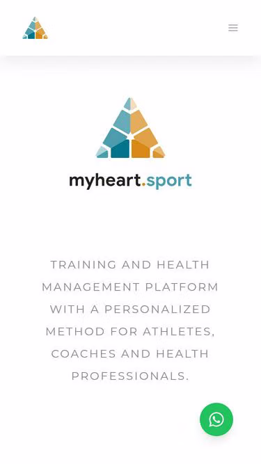 Screenshot of myheart.sport