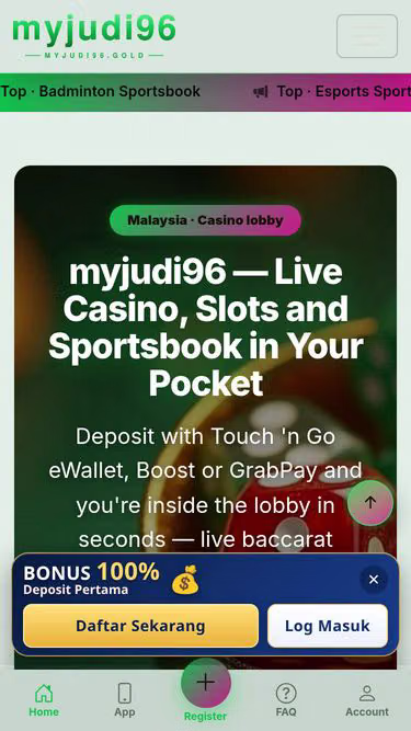 Screenshot of myjudi96.gold