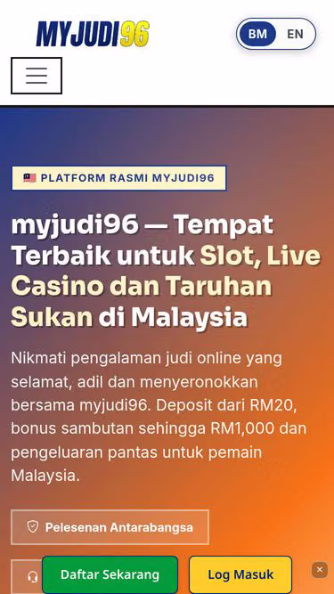 Screenshot of myjudi96.run
