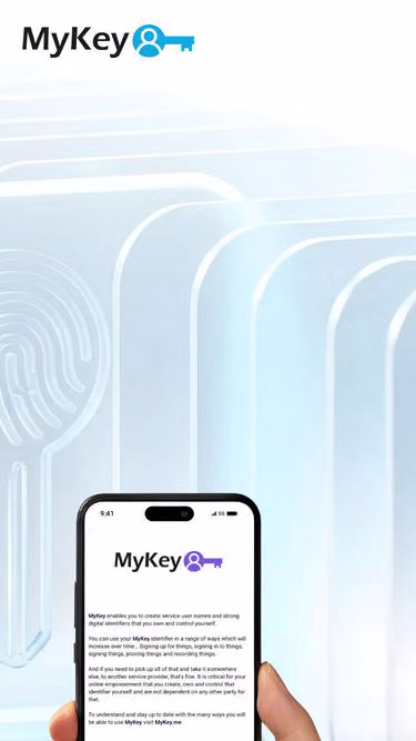 Screenshot of mykey.me