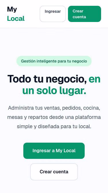 Screenshot of mylocal.cl