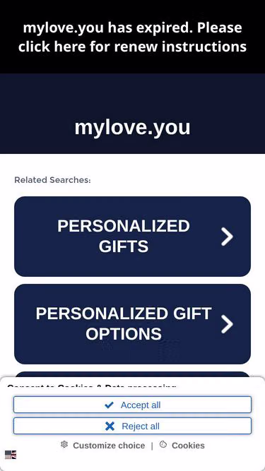 Screenshot of mylove.you