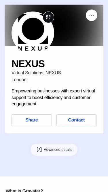 Screenshot of mynexus.blog