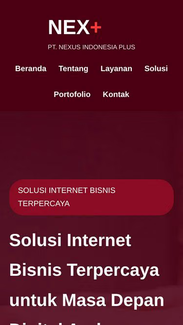 Screenshot of mynexus.business
