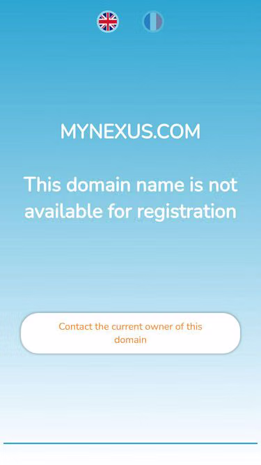 Screenshot of mynexus.com