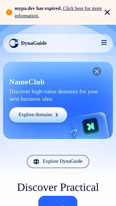 Screenshot of mypa.dev