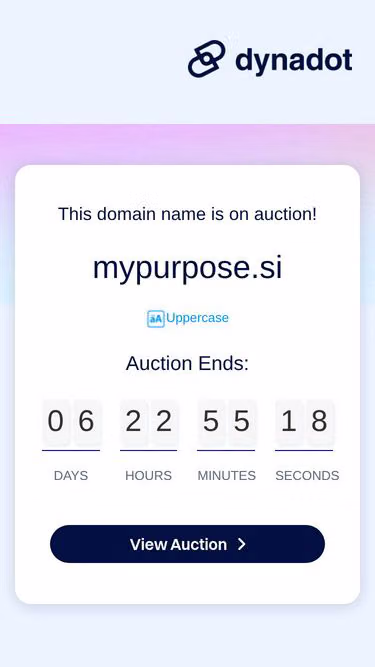 Screenshot of mypurpose.si