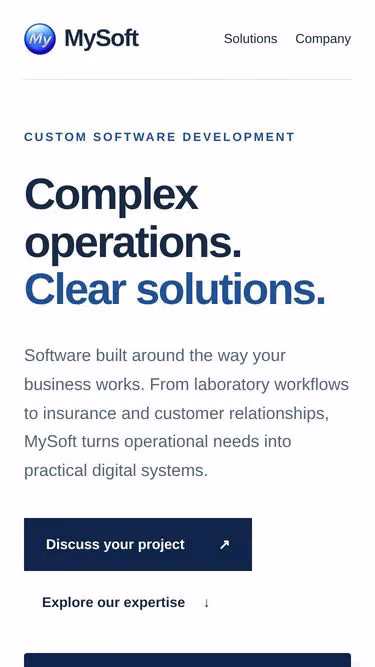 Screenshot of mysoft.ge