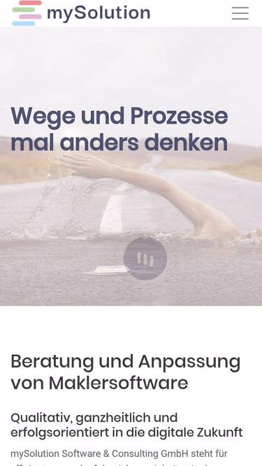 Screenshot of mysolution.de