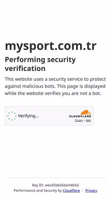 Screenshot of mysport.com.tr
