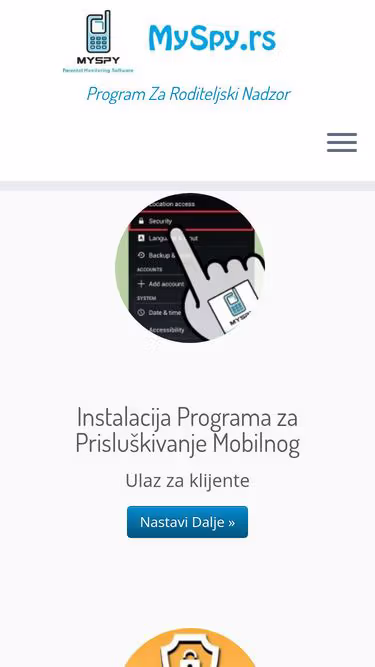 Screenshot of myspy.rs
