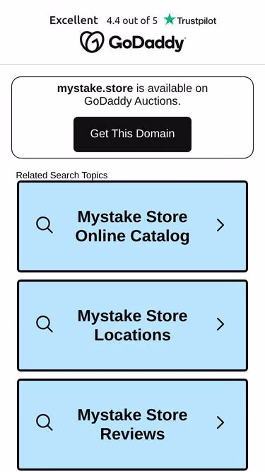 Screenshot of mystake.store
