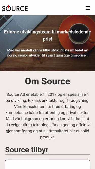Screenshot of mystorage.no