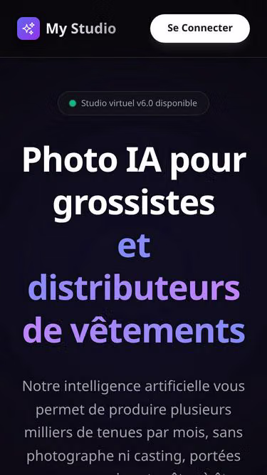 Screenshot of mystudio.fr