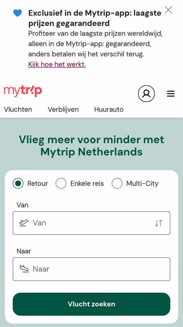Screenshot of mytrip.tw