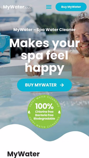 Screenshot of mywater.fi