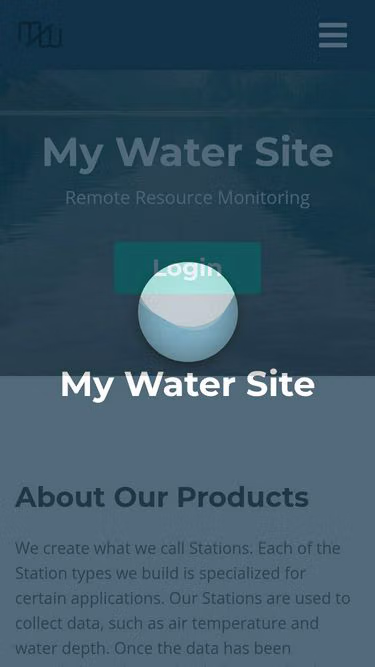 Screenshot of mywater.site