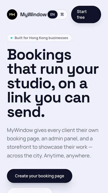 Screenshot of mywindow.site