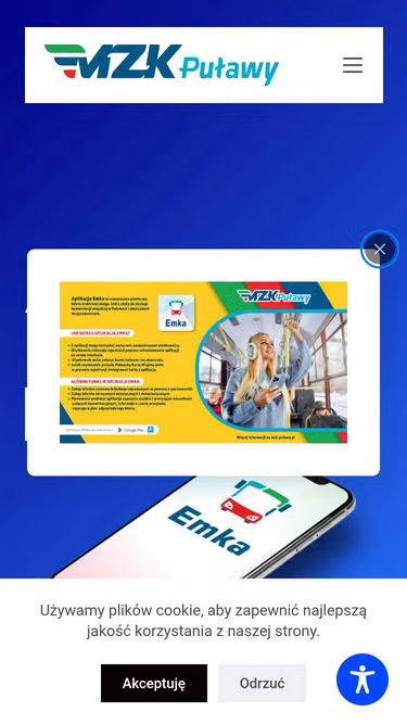 Screenshot of mzk.pulawy.pl