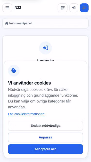 Screenshot of n22.se
