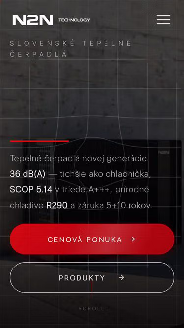 Screenshot of n2n.sk