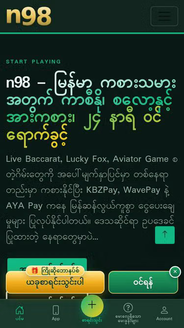 Screenshot of n98.asia