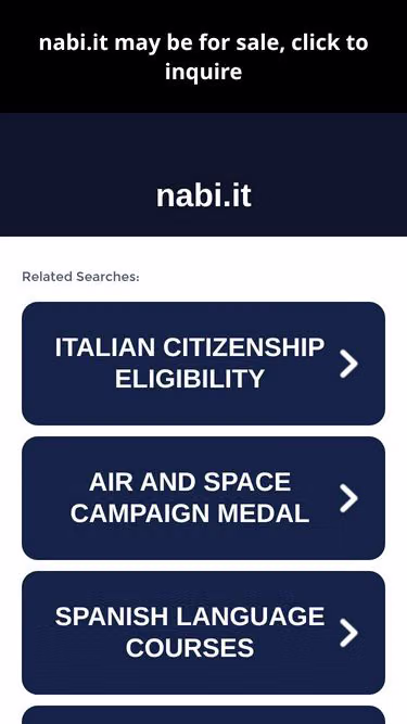 Screenshot of nabi.it