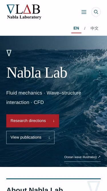 Screenshot of nabla.ac.cn