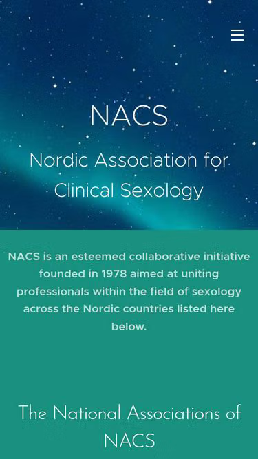 Screenshot of nacs.eu
