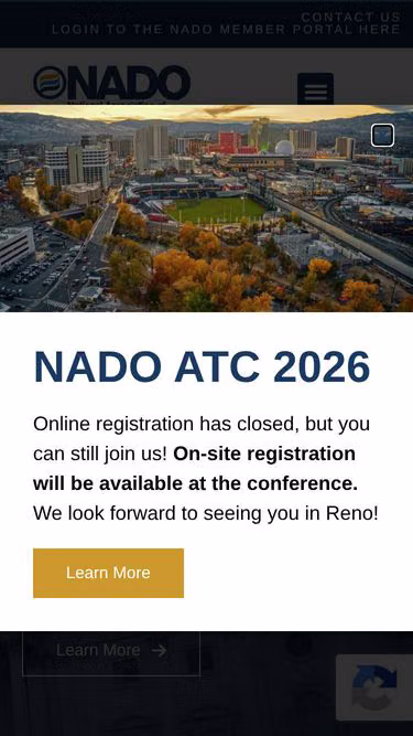 Screenshot of nado.org