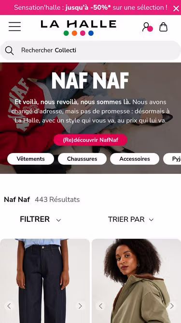 Screenshot of nafnaf.com