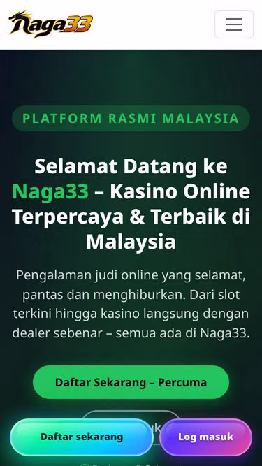 Screenshot of naga33.net
