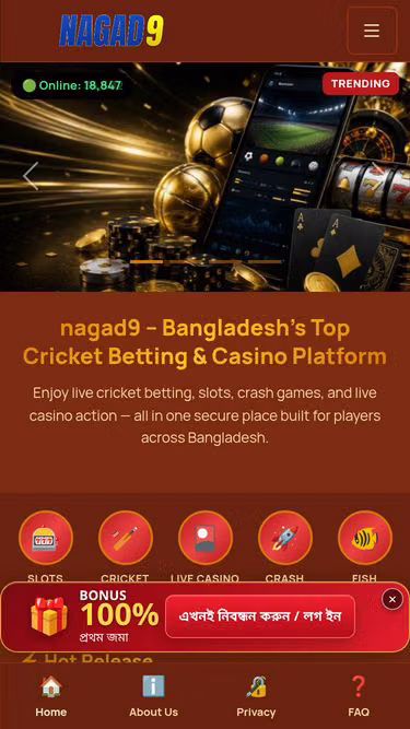 Screenshot of nagad9.ws