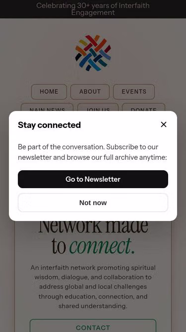 Screenshot of nain.org