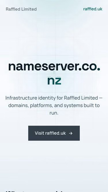 Screenshot of nameserver.co.nz